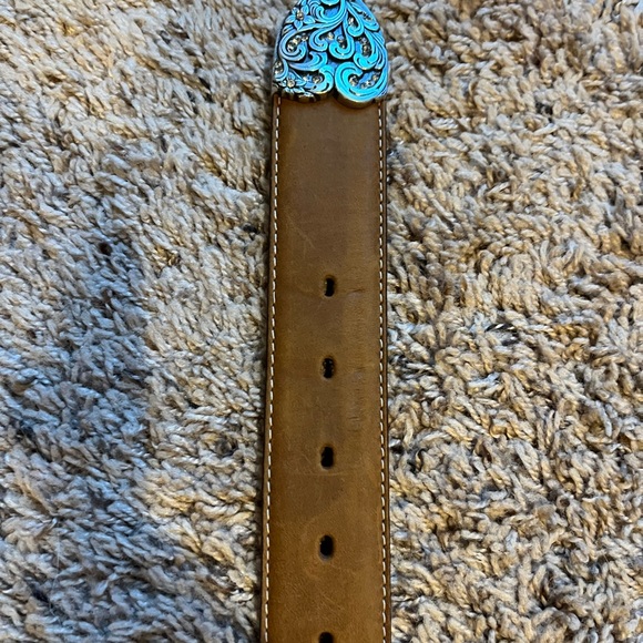 Tony Lama Katlyn Crystal Belt 36 - Picture 9 of 11